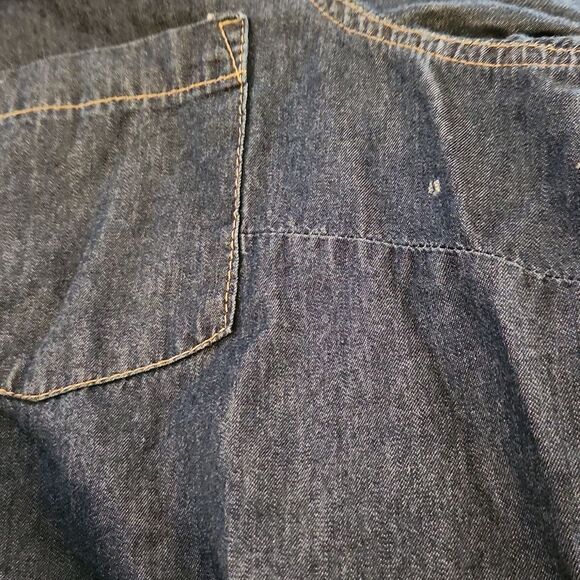 Apt. 9 Denim Tunic Shirt Womens Large - Picture 8 of 8